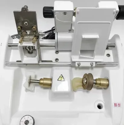 T-shaped Trimming Machine 12B Slotting and Chamfering Machine for Lenses Automatic Trimming and Drawing Machine