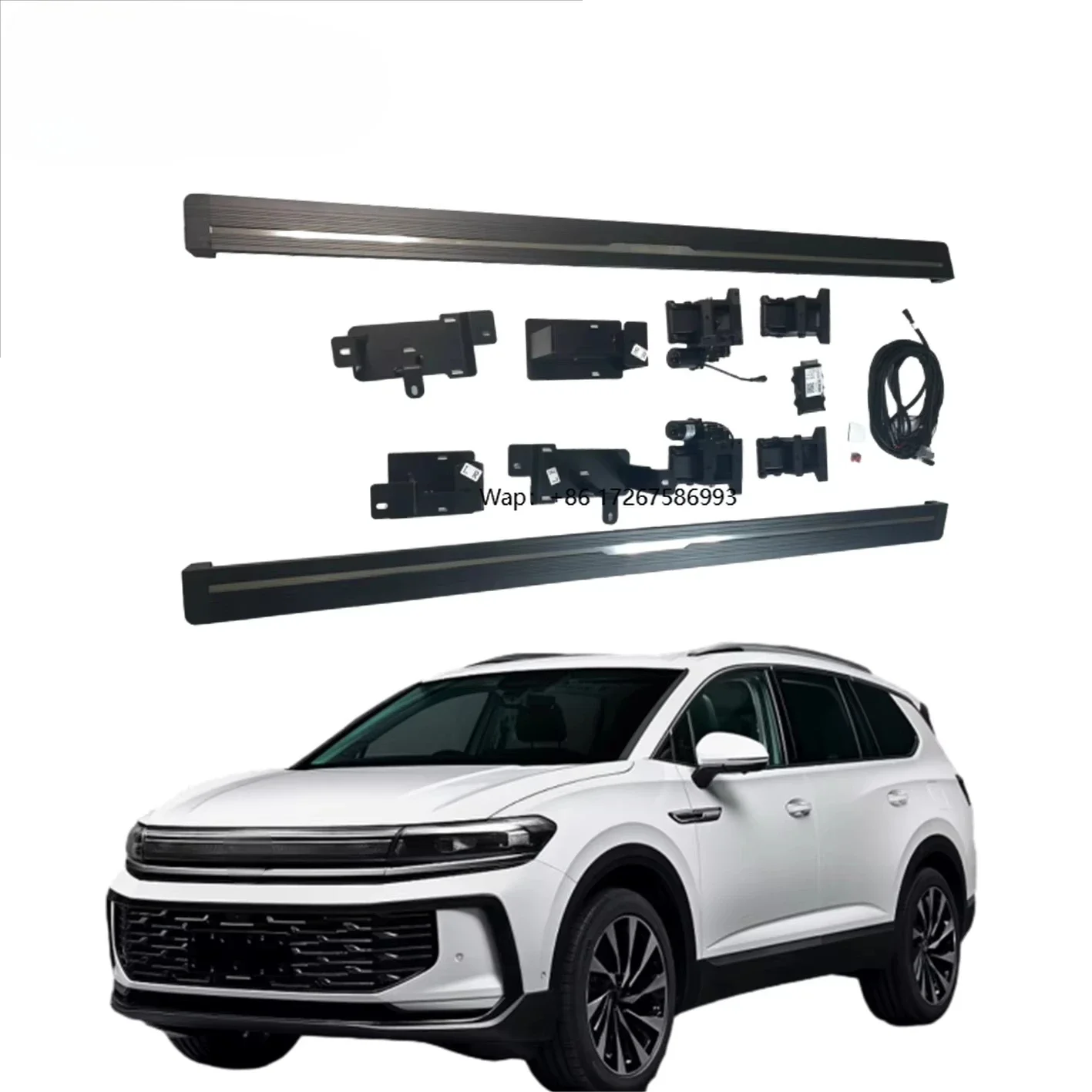 

Automatic Running Board Car Use Electric Side Pedal Retractable Reinforce Aluminum Foot Step Kit for