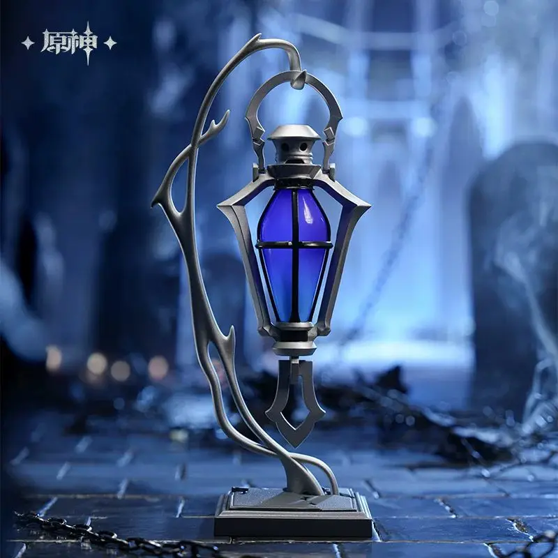 miHoYo Official Game Genshin Impact Flins Night Light Bedroom Lamp Desktop Ornament Anime Prop Collection Cosplay Halloween Gift