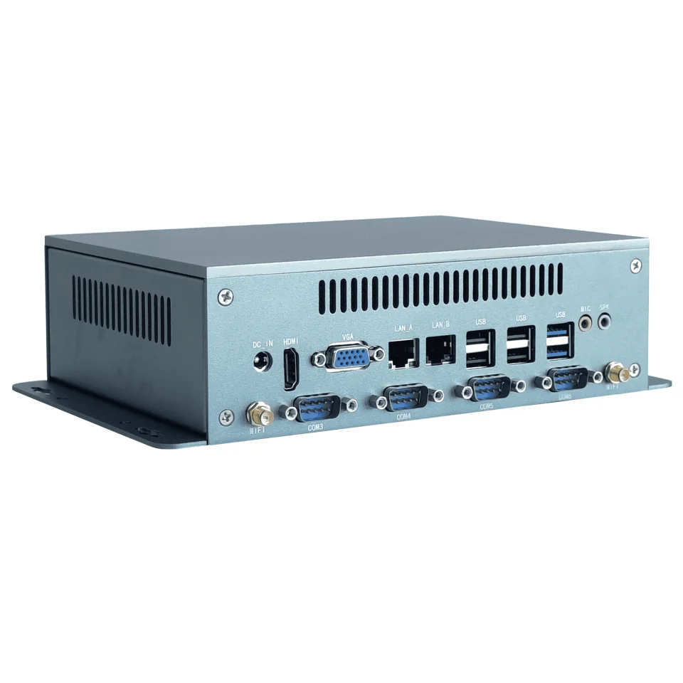 Office Ddr4 Mini Computer M10U-M11GSE 2-4LAN 6-10USB 6COM VGA 4K 60Hz Dual HD-MI Ports for Work Business Use