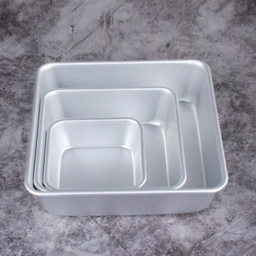 DIY Square Birthday Cheesecake Baking Parts Bakeware Tool Cake Mold Baking Mould Pan Baking Dish Cake Template