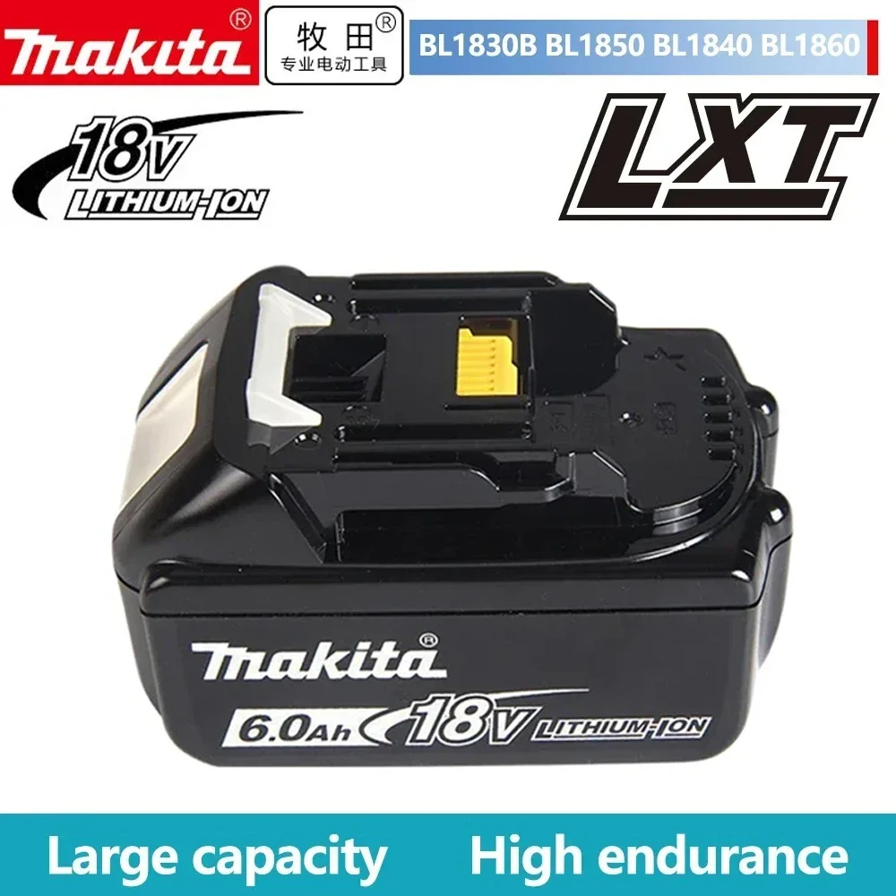 

Аккумулятор 18 в Makita 6,0 Ач BL1860 BL1850B BL1850 BL1840 BL1830, аккумулятор для отвертки и зарядное устройство 18 в, Сменные Аккумуляторы для электроинструмента