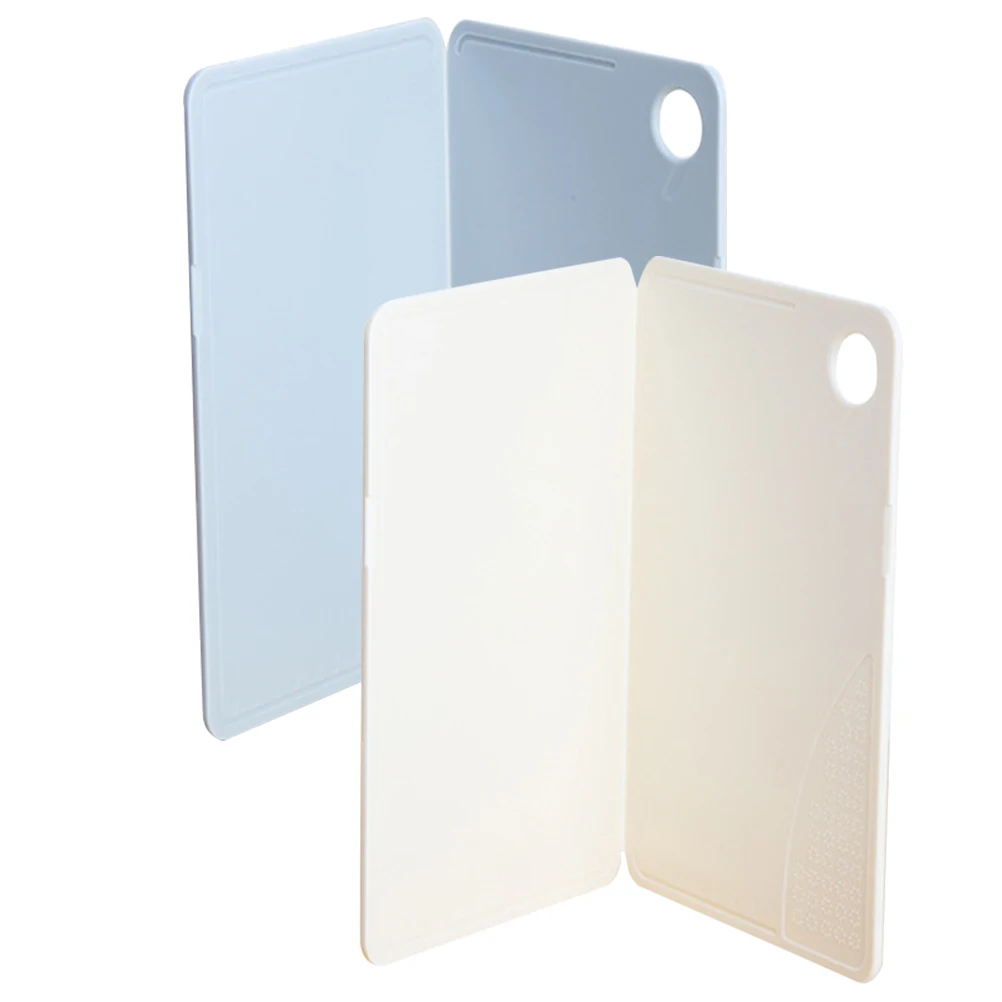 

2pcs Foldable Cutting Boards Reusable Small Chopping Board for Nonslip Outdoor Fruit Vegetable Mat Smooth Surface Anti