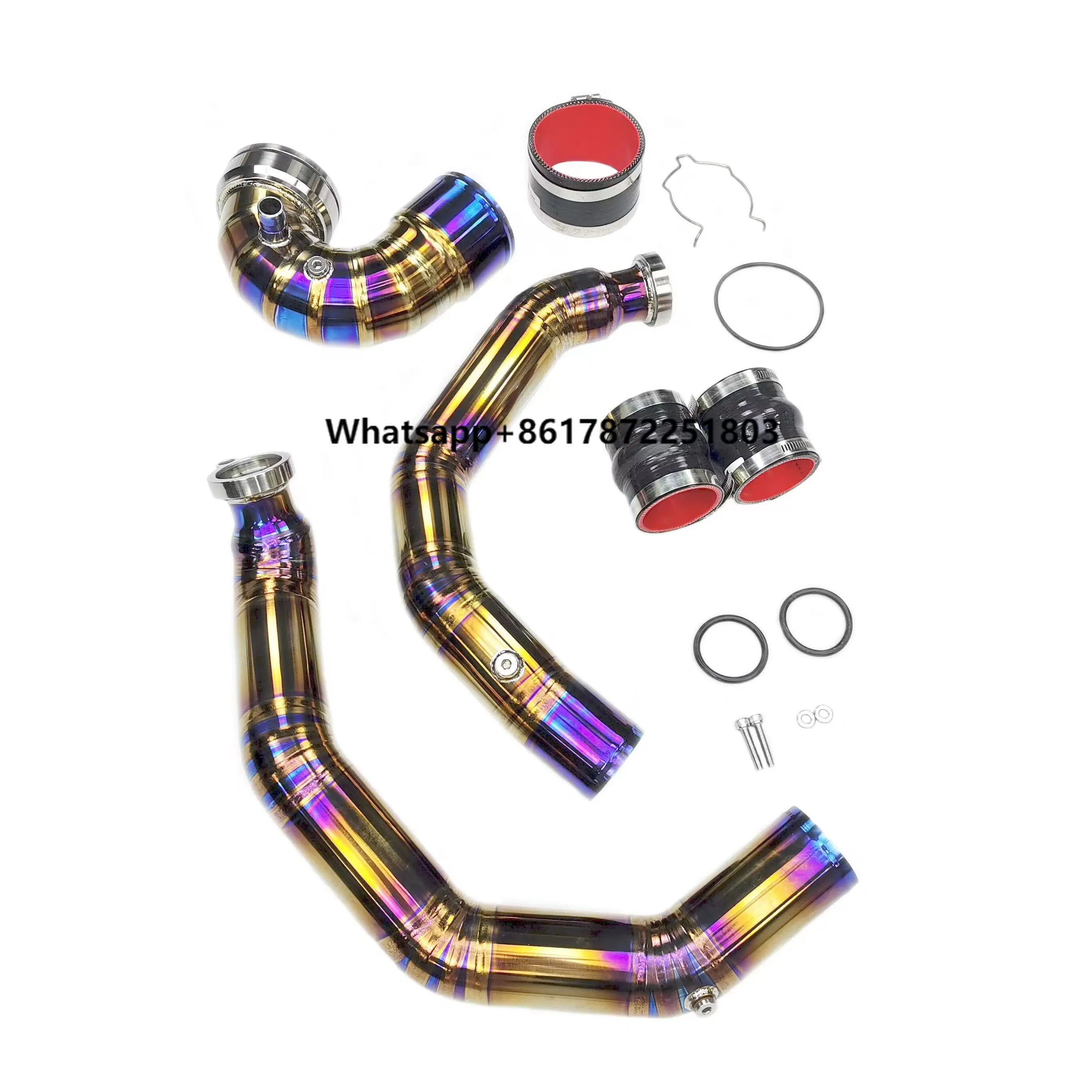 

KYOSTAR S55 Titanium Charge Pipe for F80 F82 F87 M2C M3 M4 Aftermarket Charge Pipe Throttle Elbow Boost Pipe Kit Upgrade