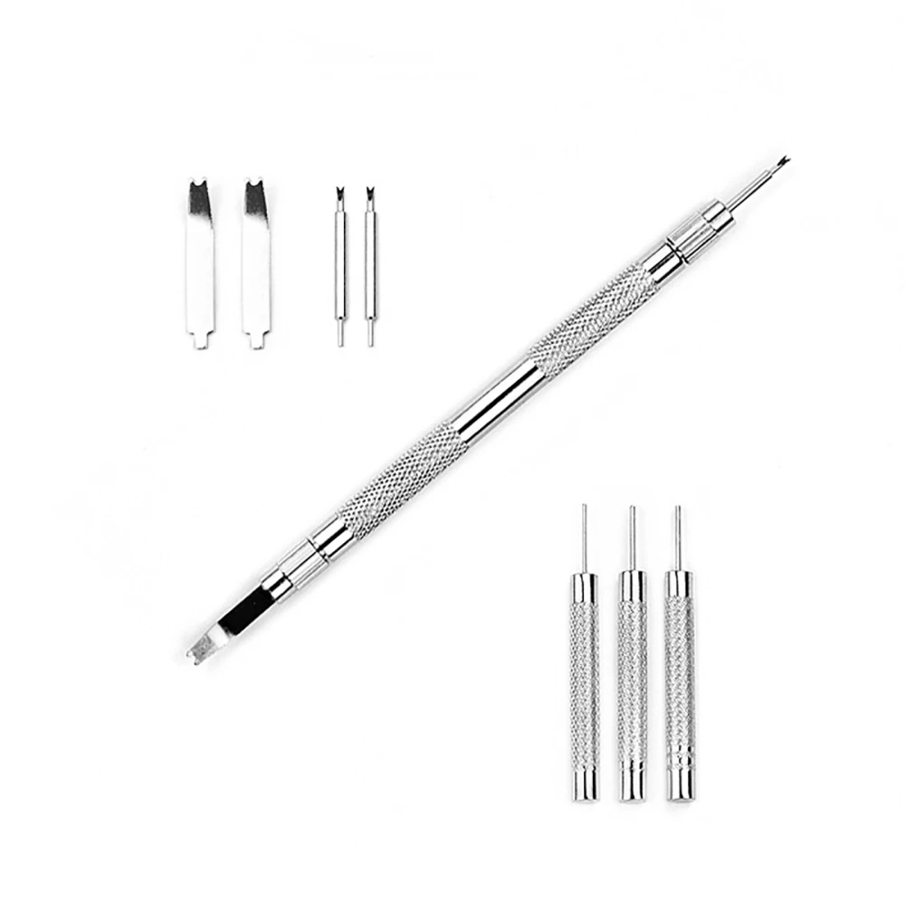 15pcs in 1 Watch Repair Tool Kit Strap Change Tool Strap Holder Base Mechanical Watch Repair Tool Set