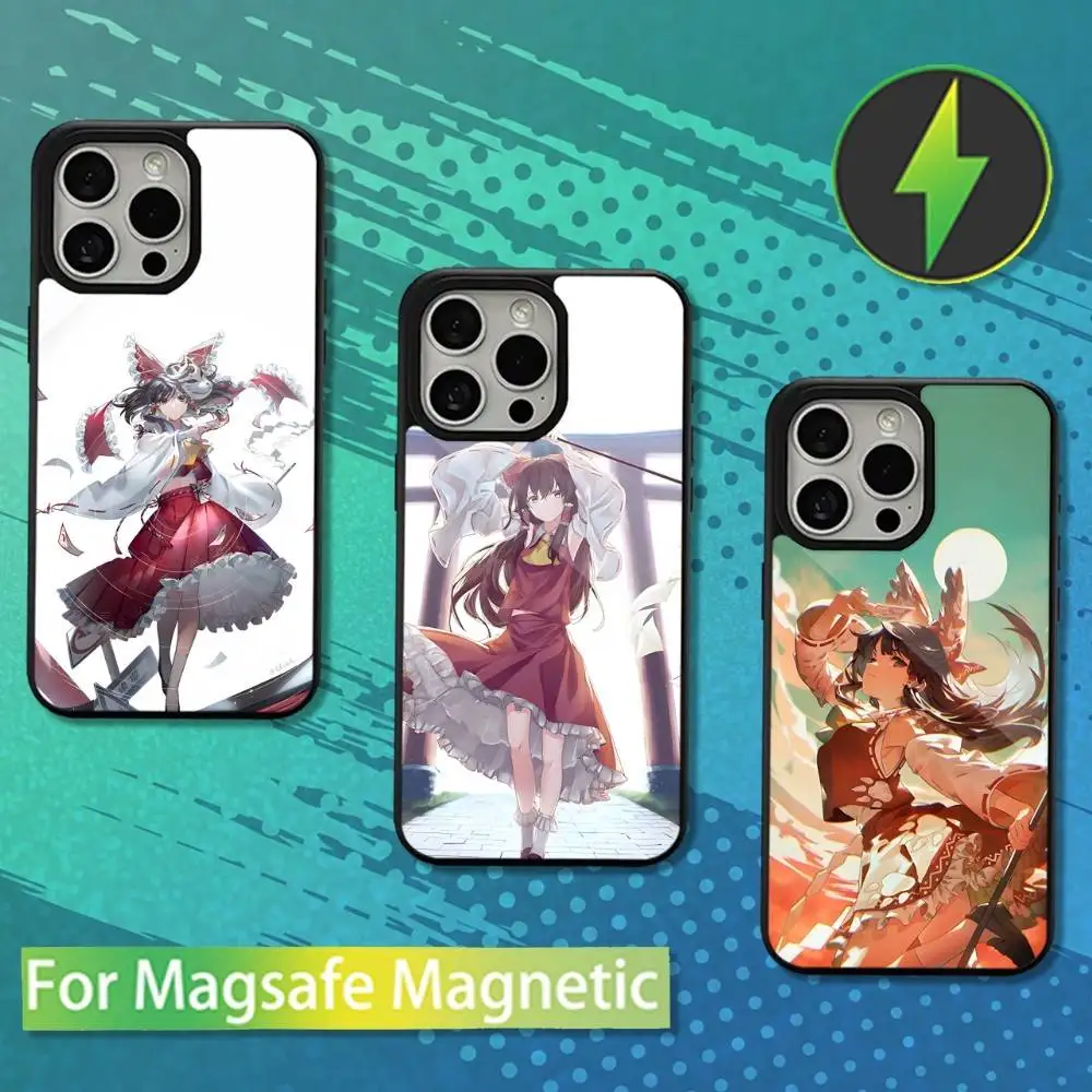 

Anime R-Reimu H-Hakurei Phone Case For iPhone 16,17,15,14,13,12,11,Pro,Max,Plus,Mini,Magsafe,Magnetic Wireless Charging Case