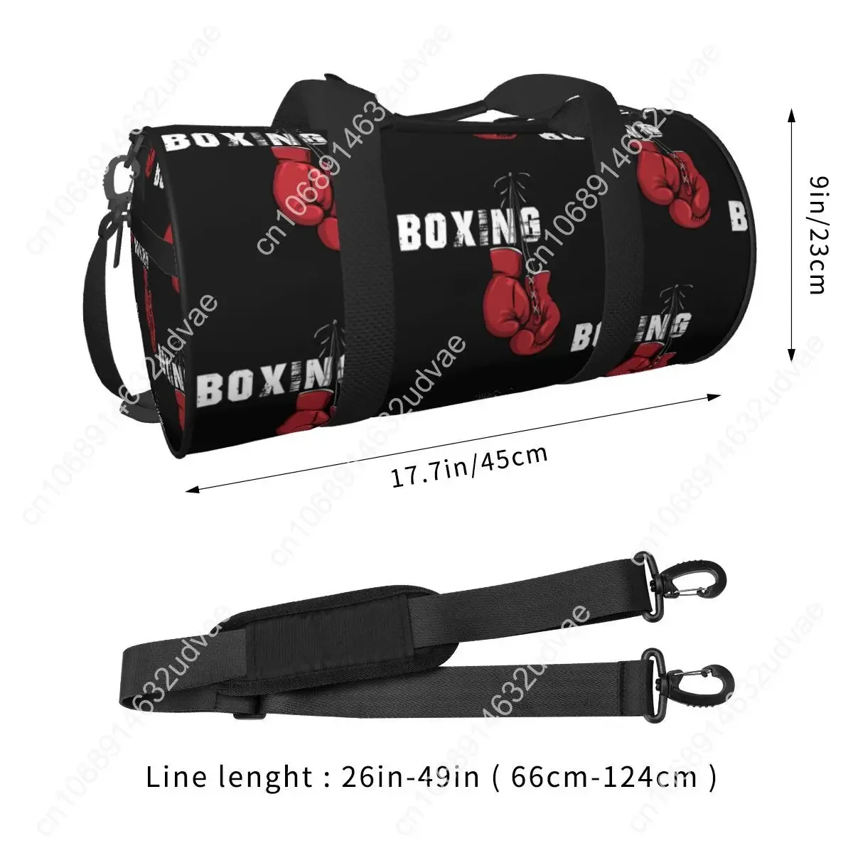 Boxing Gloves Sports Bags Sport Fighter Swimming Gym Bag with Shoes Vintage Handbags Men Custom Weekend Fitness Bag
