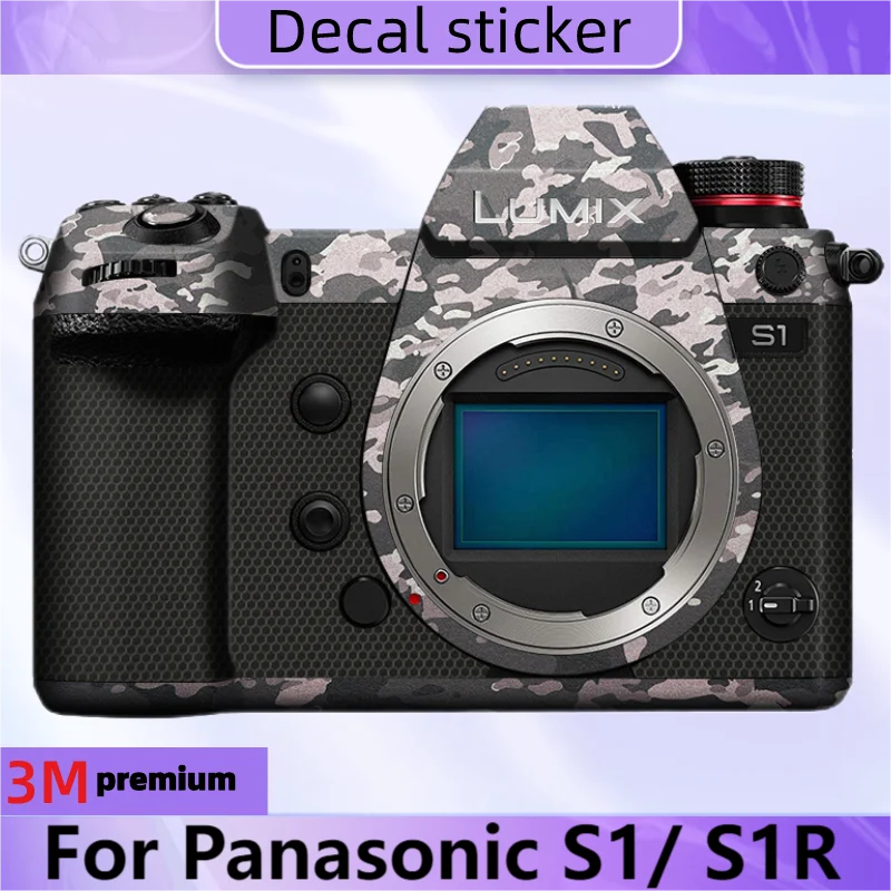 

For Panasonic S1/ S1R Decal Skin Vinyl Wrap Film Camera Body Protective Sticker Anti-Scratch Protector Coat LUMIX S1R