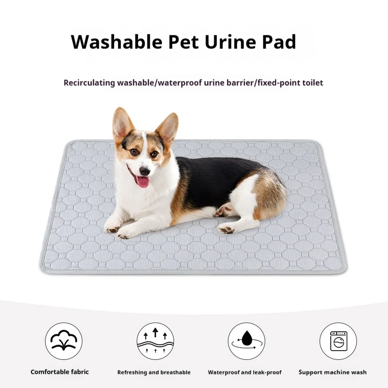 

Pet Diaper Pads Dog Training Water-absorbent Diaper Pads Washable Reusable Four-layer Waterproof Diapers Cat Diapers