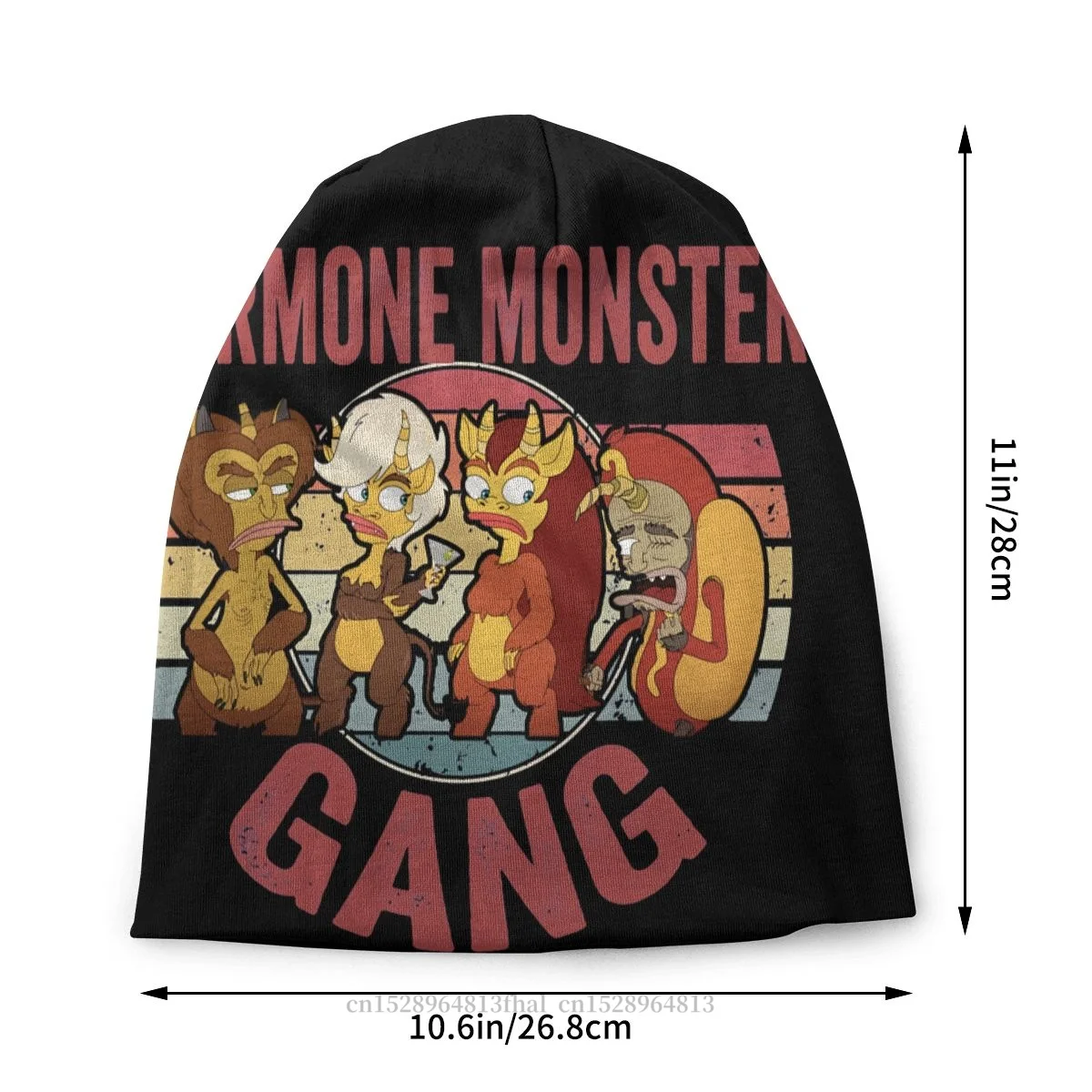 Hat Hormone Monster Gang Thin Beanie Caps For Men Women Big Mouth Nicholas Rick TV Skullies Beanies Ski Caps Soft Bonnet Hats