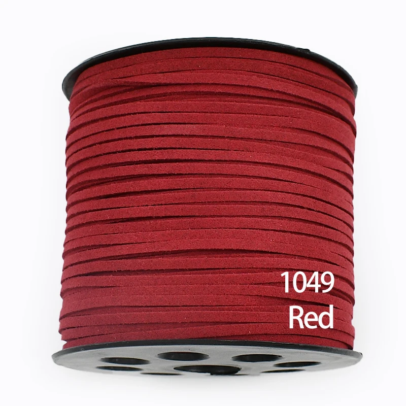 40/80 Meter Meetee 2,8mm Wildleder-Seil Lederschnur Geflochtene Kordel für Halsketten Armbänder DIY Handgemachter Schmuck Dekoration Zubehör