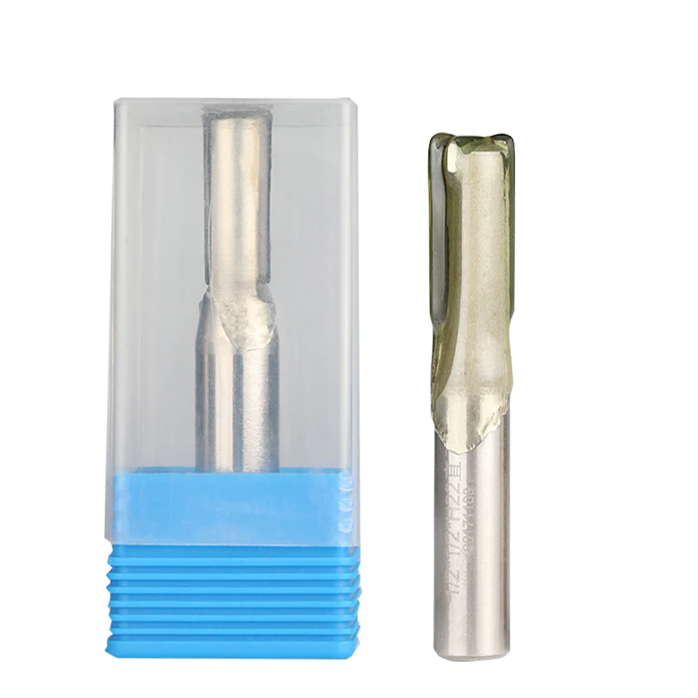 Vsharp PCD straight bit Diamond milling cutter double-edged straight router bit  melamine board HPL calcium silicate board MDF