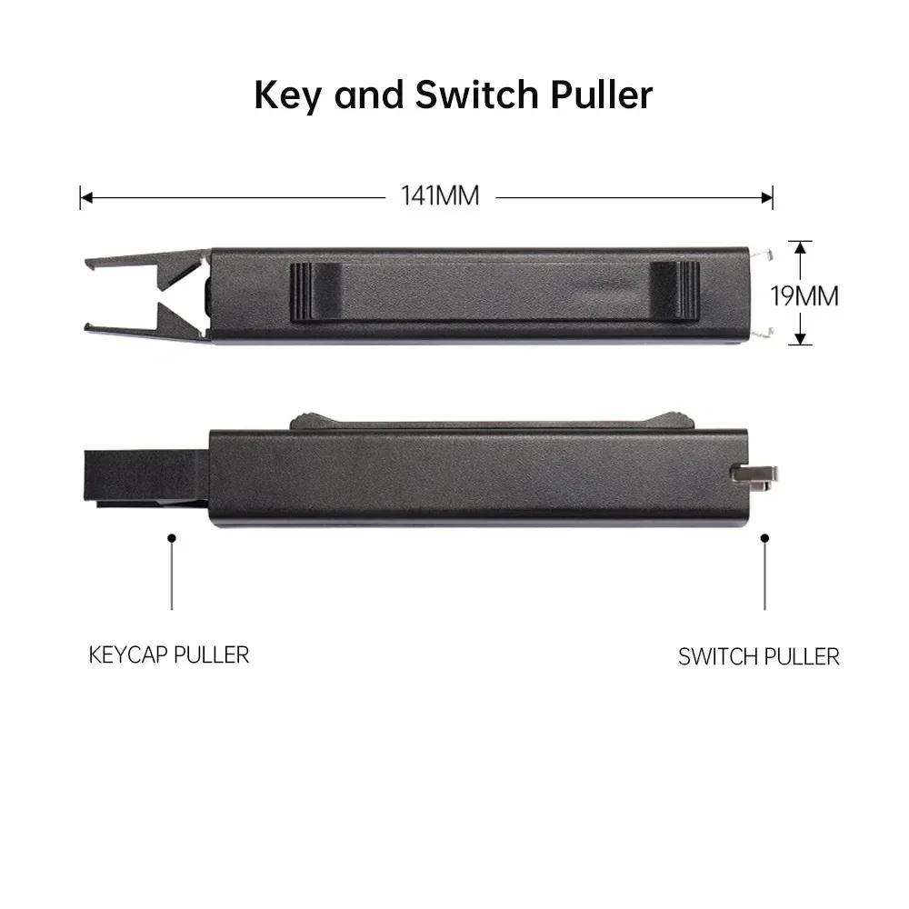2 In 1 Switch Puller Keycap Puller Key Switch Keycap Puller for Mechanical Keyboard Gaming Keyboard Switches DIY Cleaning Tool
