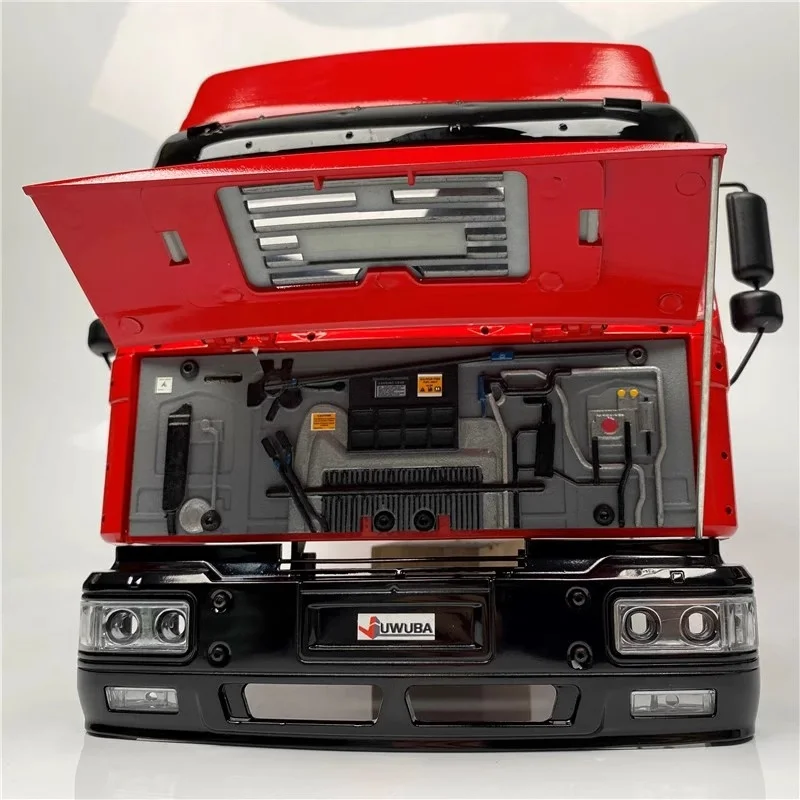 Cab Hoog Dak Interieur Simulatie Gezichtsmasker Interieur voor 1/14 Tamiya RC Truck Kipper JX MAN F2000 Model Auto DIY Onderdelen