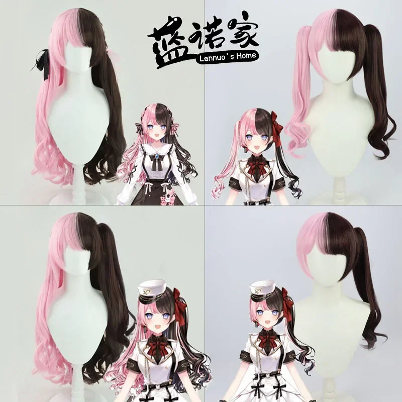 

Virtual YouTuber VTuber Hinano Tachibana Anime Cosplay Wigs Fiber Heat Resistant Synthetic Hair + Wig Cap