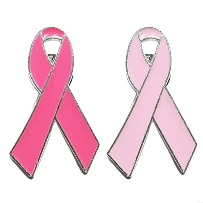 400A Women Ribbon Brooches Pin Breast Cancers Prevention Lapel Badges Jewelry Gift