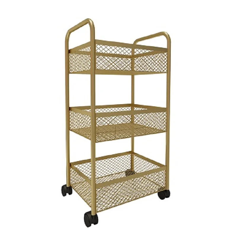 The New Beauty Salon Cosmetics Trolley Manicure Tool Storage Car Is Mostly Functional Roller Skating Mobile Shelf