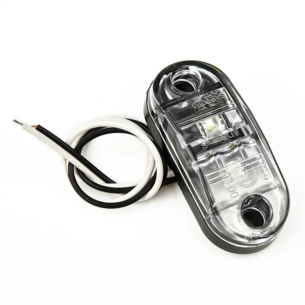 Boats White DC 10V-30V SUV Bus Parts & Accessories Lamps Caravan indicator wedge cars Led trailer Clearance Light