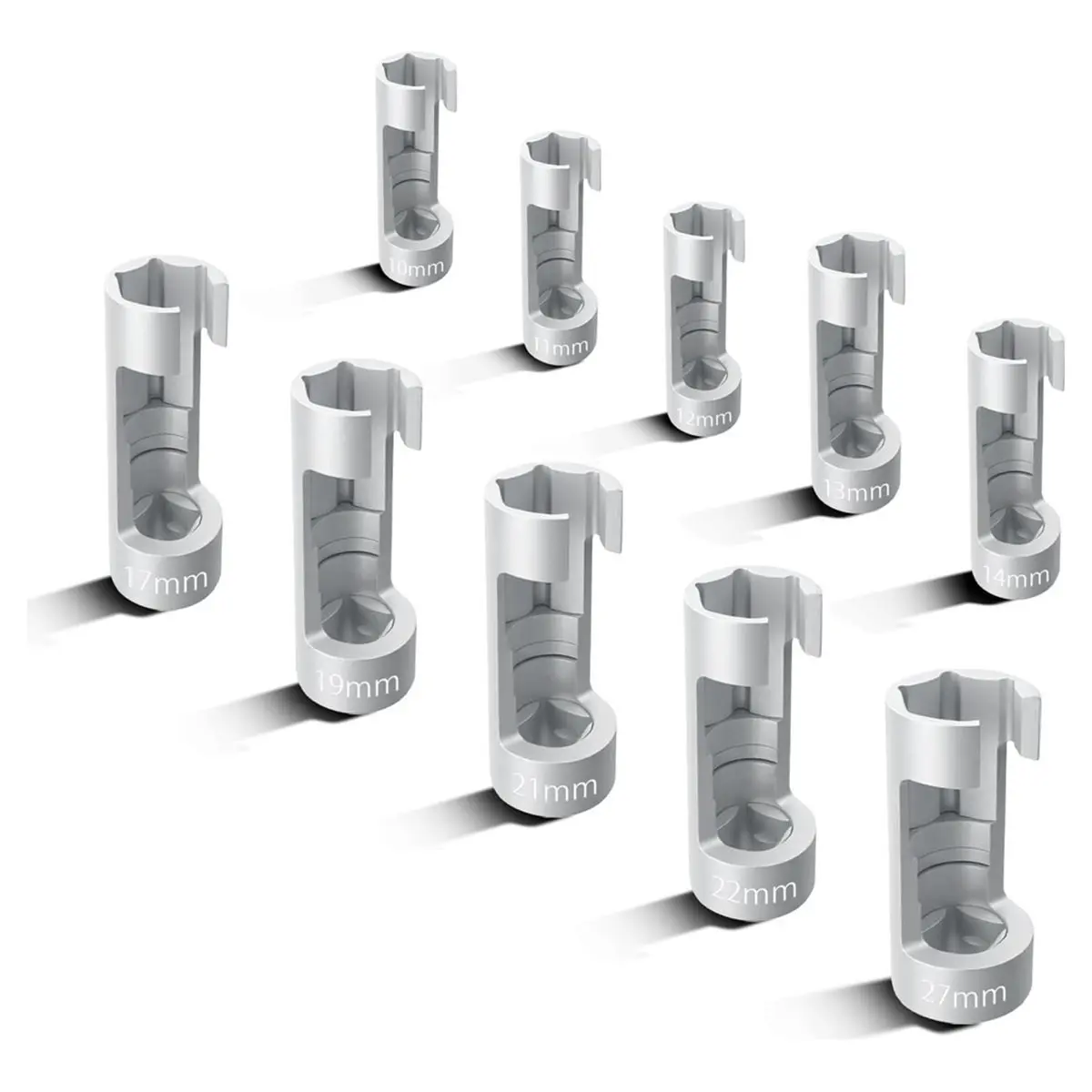 A975K 10PCS 10-27mm 1/2 & 3/8