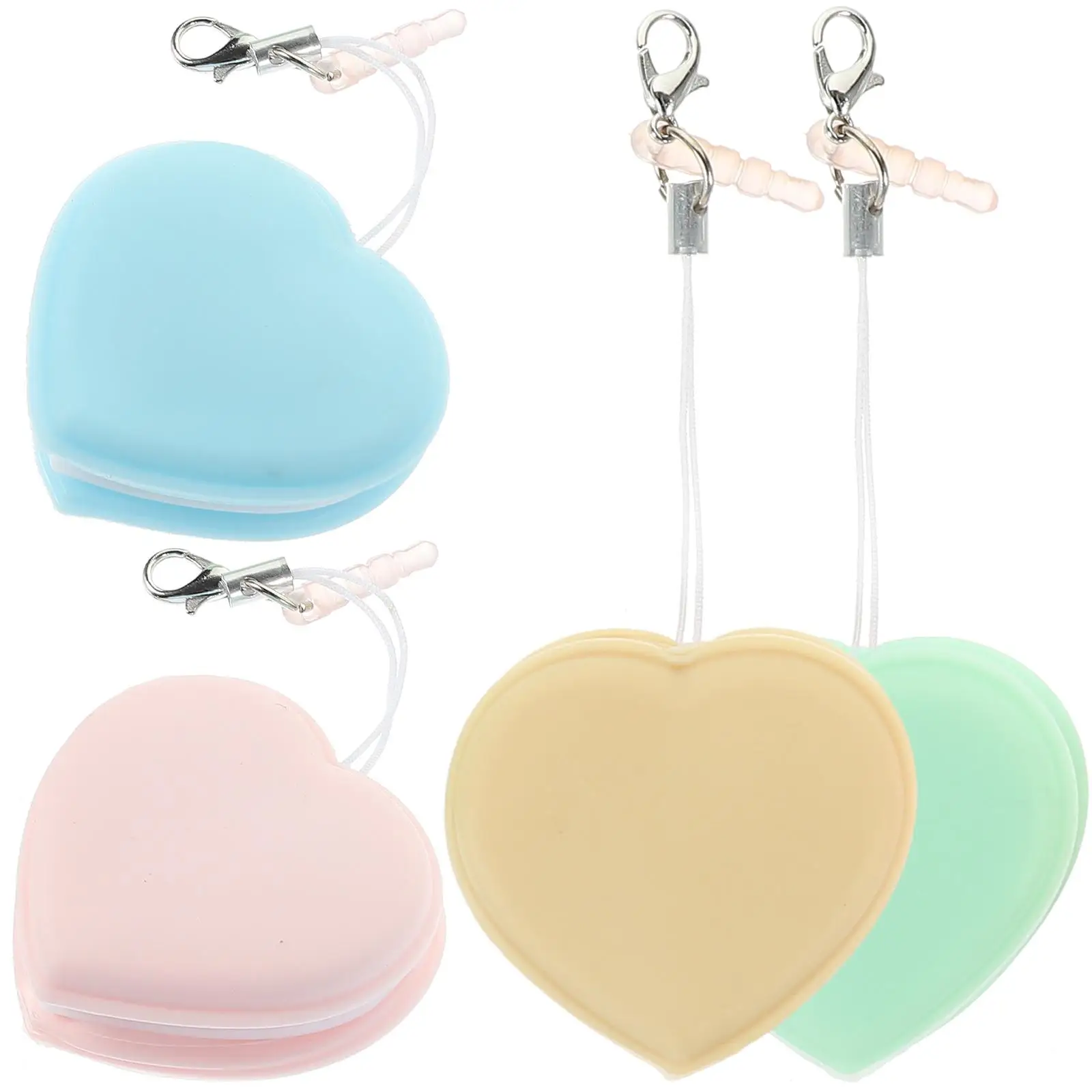 

4pcs Heart Computer Screen Wipe Screen Wipes Glasses Cleaner Cloth Glass Wipes Lens Cleaning Electronic Dust Removal
