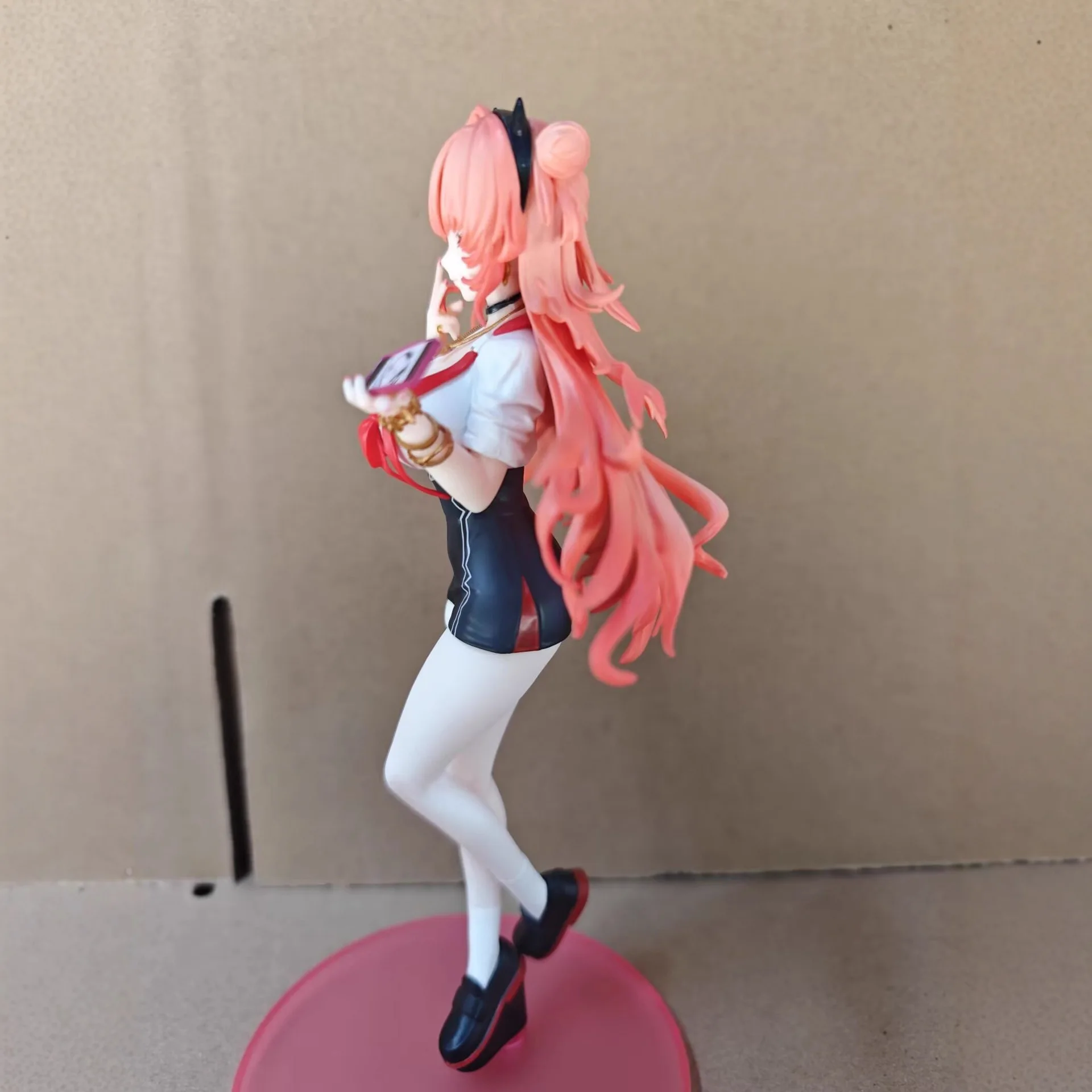 22 سنتيمتر الأزرق الأرشيف أنيمي اسم Yozakura Kirara الطرفية البلاستيكية نموذج فتاة جميلة تمثال سطح المكتب الديكور الحلي الهدايا اللعب