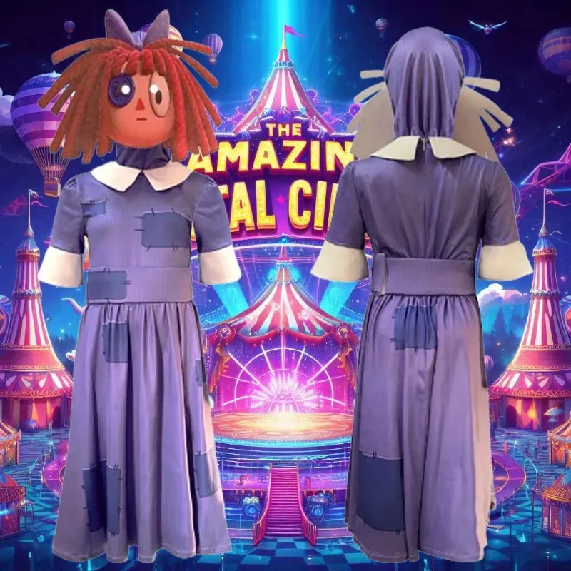 Удивительный цифровой цирковой косплей для взрослых, костюм из мультфильма Pomni, костюм Кейна, Джекс, Рагата, комбинезон на Хэллоуин, детский рождественский подарок для детей GT