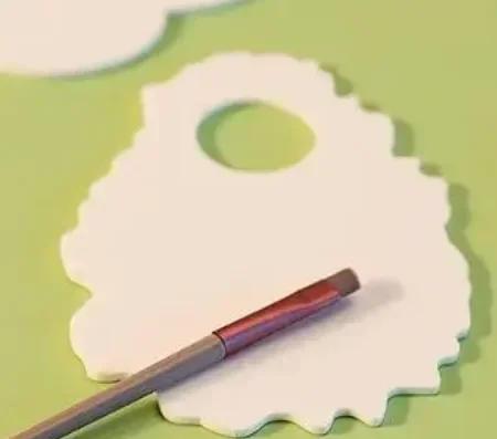 บอร์ดแสดงเล็บ 1 ชิ้น บอร์ดทำเล็บ แผ่น Nailfie อุปกรณ์เสริมร้านทำเล็บ อุปกรณ์ถ่ายภาพช่างทำเล็บ บอร์ดกลมสำหรับถ่ายเซลฟี่เล็บ