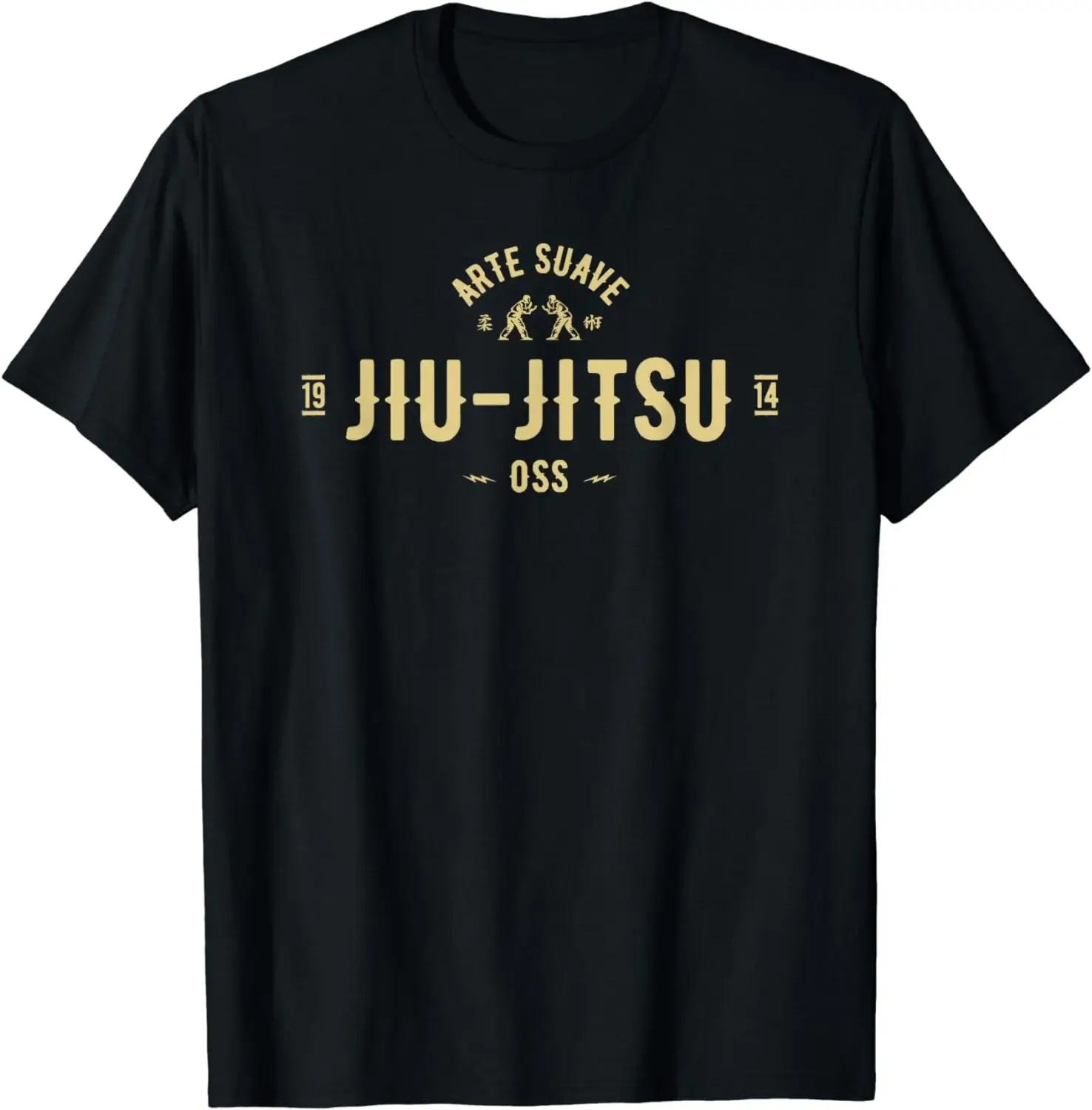 Brazilian Jiu Jitsu Shirt Arte Suave Oss Tshirt BJJ T Shirt Cotton Men Clothing Tops Streetwear Camisetas Vintage T Shirt