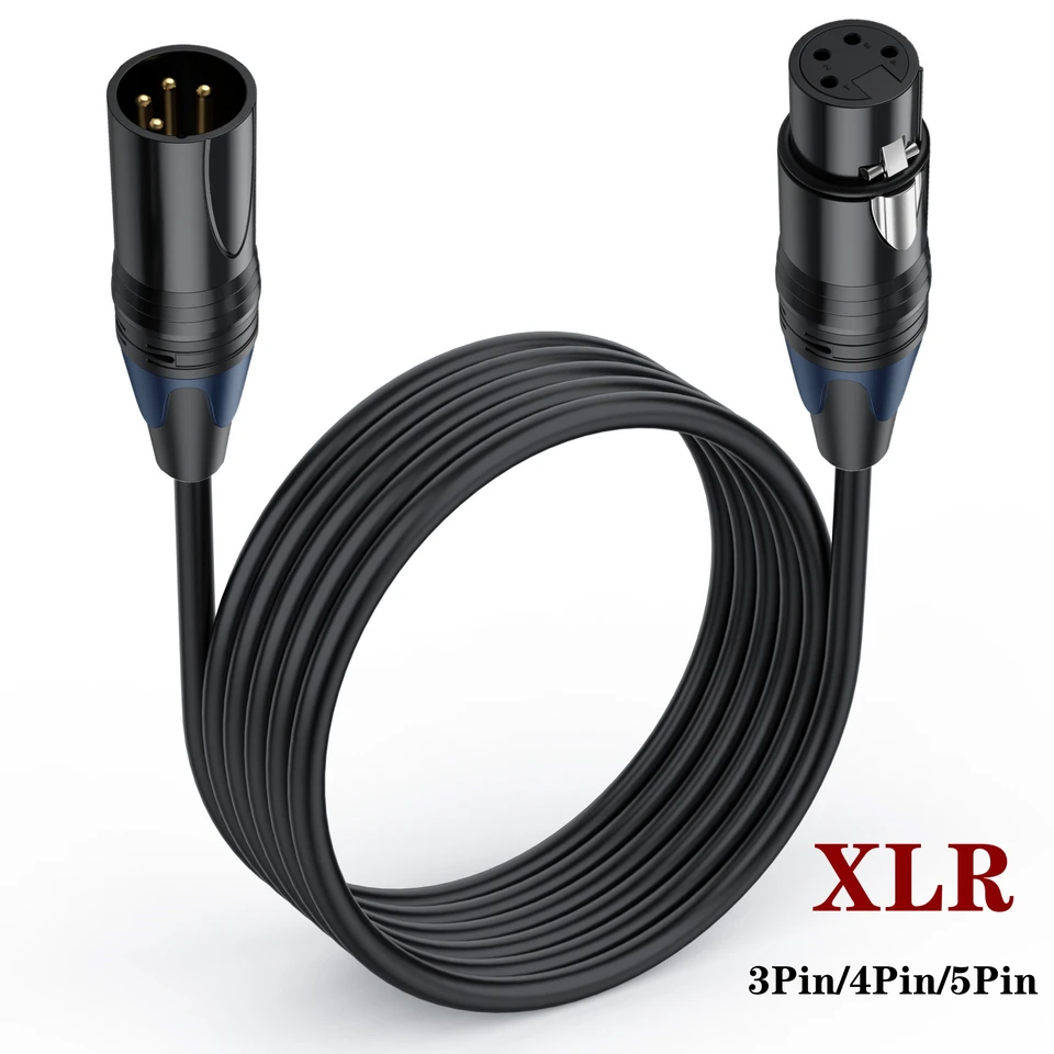 オス-メスxlrケーブルコードxlr4ピン5ピン3ピン、m/f、ofcオーディオ オス-メスxlrケーブルコードxlr4ピン5ピン3ピン、m/f、ofcオーディオ