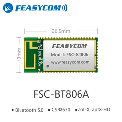 CSR8670 Bluetooth Estéreo Áudio Transceiver Module, Auscultadores Sem Fio De Alta Qualidade