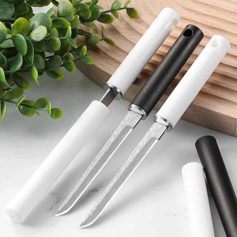 New outdoor pen fairy, sharp fruit knife, camping portable steak knife home kitchen fruit and vegetable knife express knife