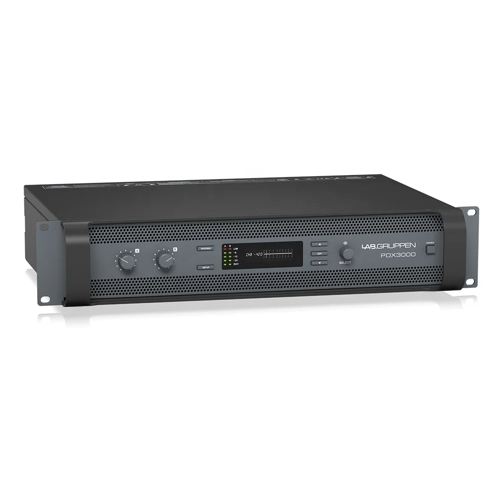 2-Channel 3000W Lab.gruppen PDX3000 Speakers Power Amplifiers With DSP Professional Audio Subwoofer 18 Inch Power Amplifiers