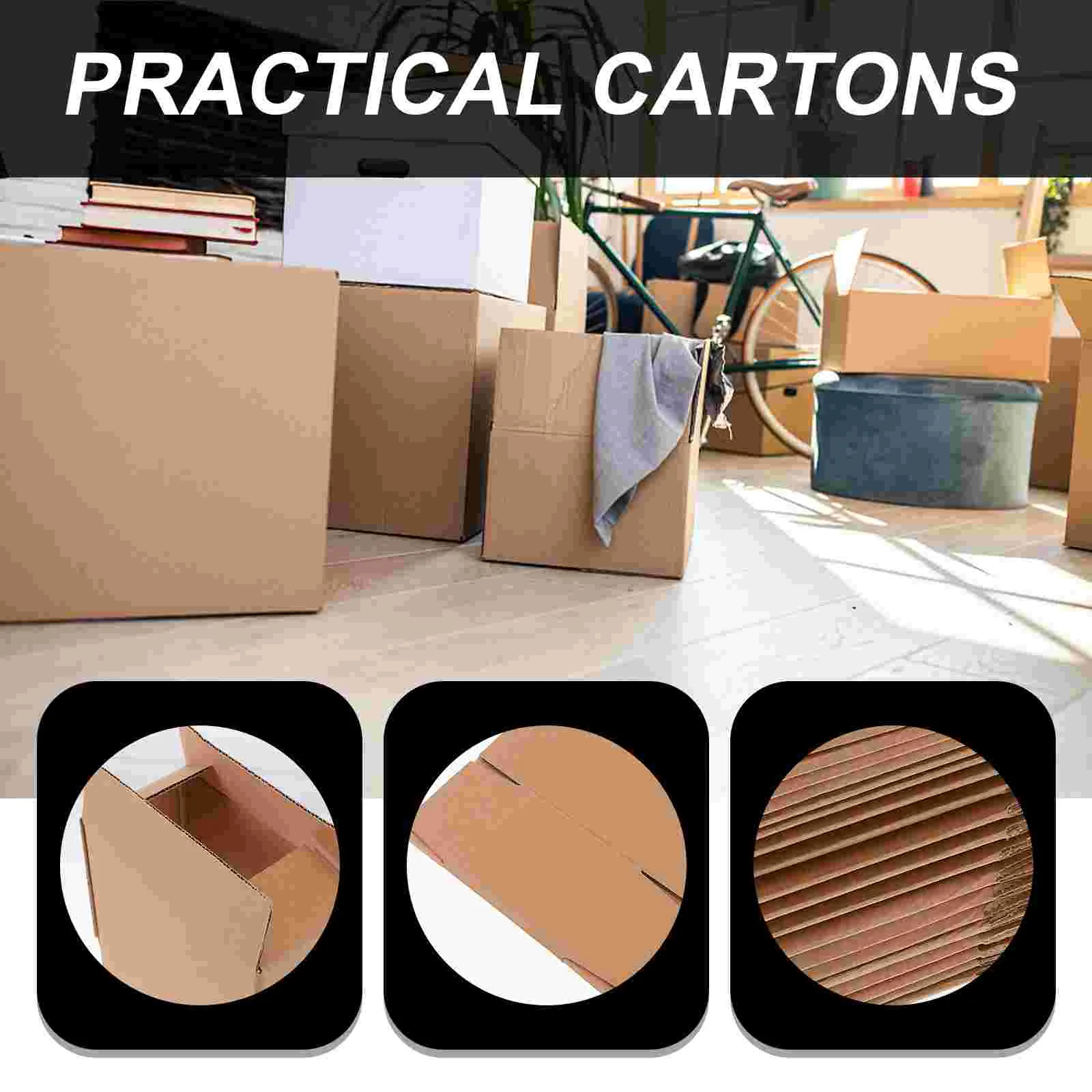 20 Pcs Super Hard Express Carton Practical Cartons Packaging Small Storage Boxes