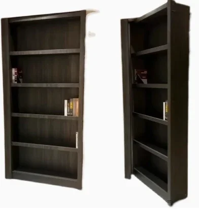 2025 Internet celebrity bookshelf style invisible door, secret room hidden door, revolving mechanism door