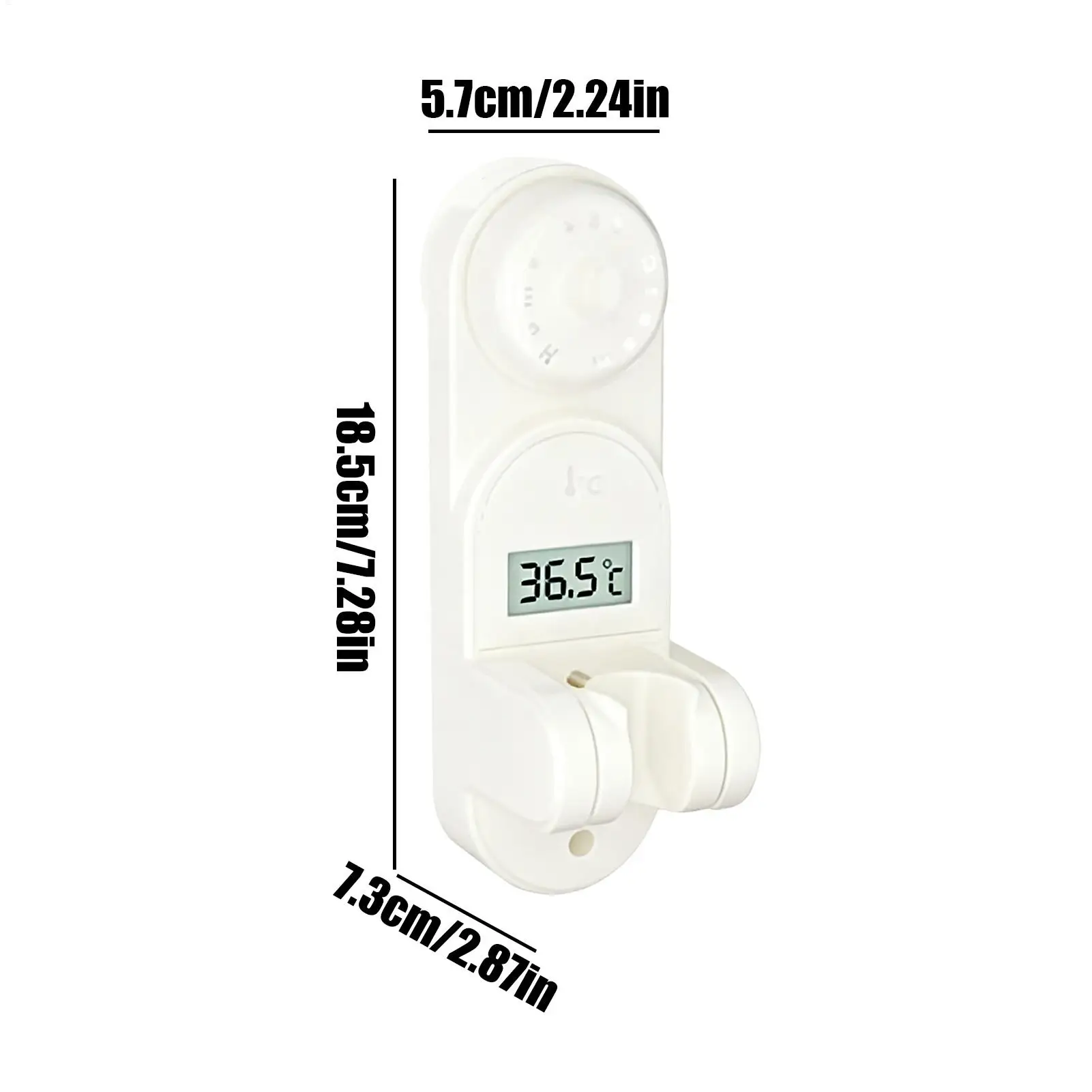 دش رئيس جبل عرض درجة الحرارة شفط حامل قابل للتعديل جدار جبل دش قضيب قوس للحمام المنزلية RV المرحاض