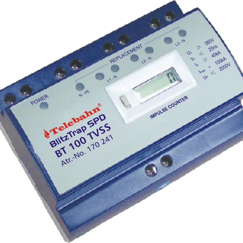 Impulse Counter Uc 385V In 40KA Imax 100KA Up 2000V Lightning Strike Counter