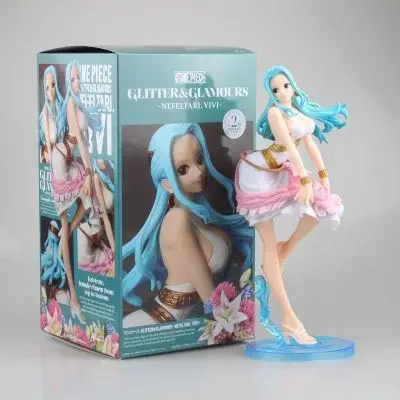 

23CM One Piece GK Nefeltari Vivi Anime Figure Fashion Trend Serie Sexy Beauty Girl Statue Action Figurine Collectible Model Toys
