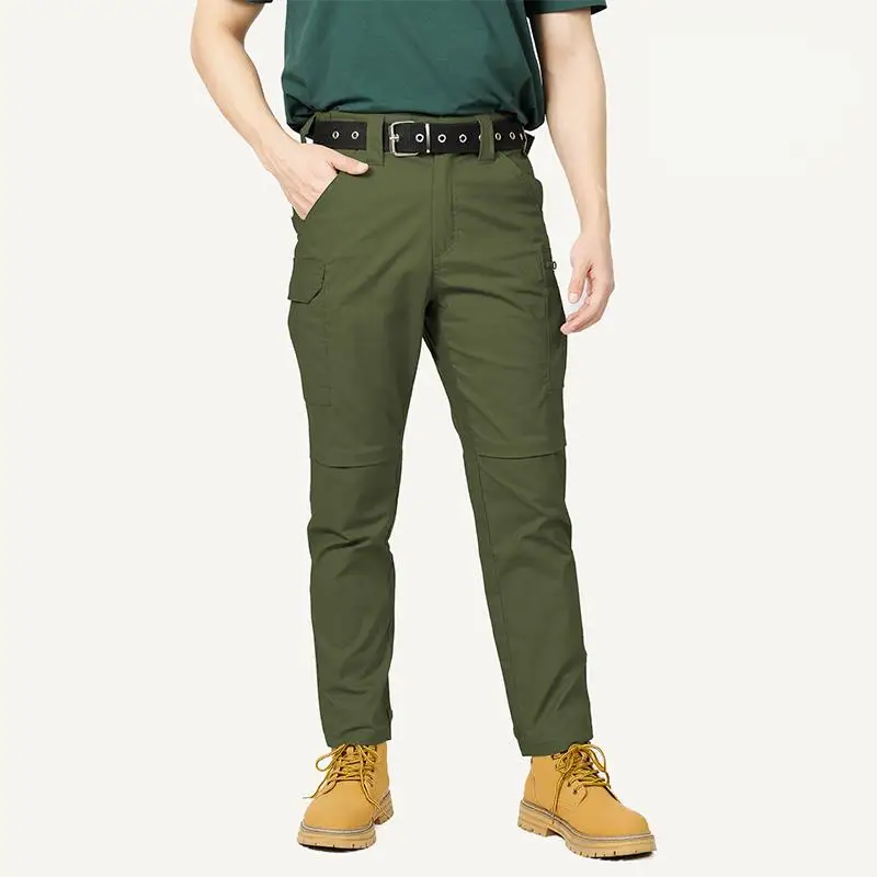 Men's quick drying work pants, elastic and durable, outdoor hiking and off-road pants, outdoor tactical pants