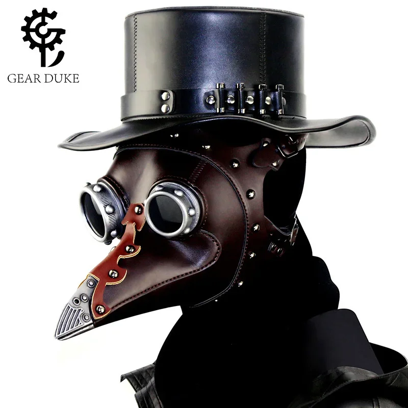 Black Friday Steampunk Halloween plague beak doctor mask headgear