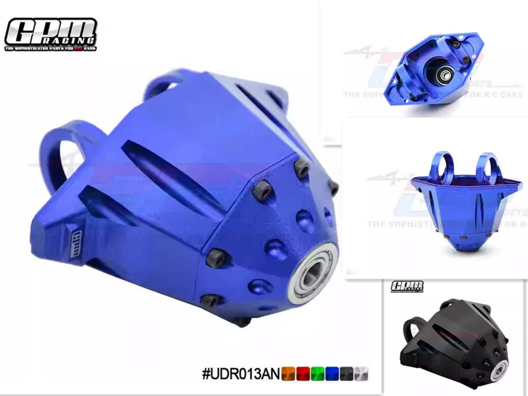 

GPM 7075 Aluminum Rear Axle Housing Halves Design Larger Bearings 8541 For TRAXXAS 1/7 UDR RC Parts