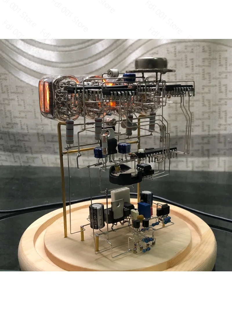 

Desktop Creative Clock Decorations IN12 Lamp Clock Retro Style