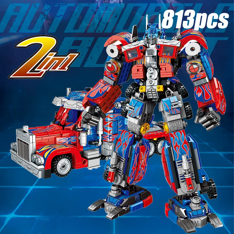 Automobile Building Bricks Sets MOC War Robot Blocks Toys Classic Movie Birthday Gifts for Boys Kids Girls Children High-Tech