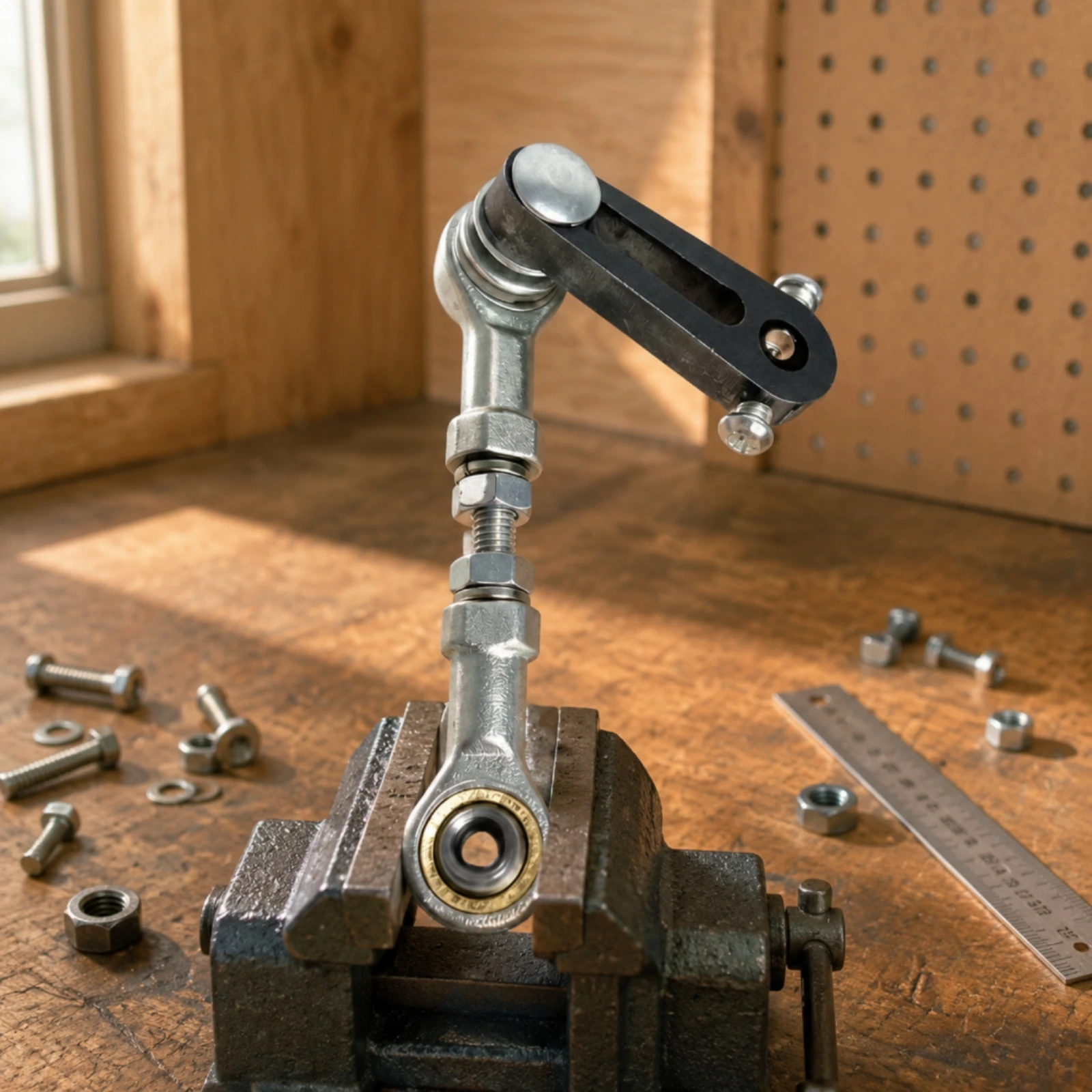 Adjustable Linkage with Ball Joint Complete Hardware for Makers, DIY Projects, Prototyping