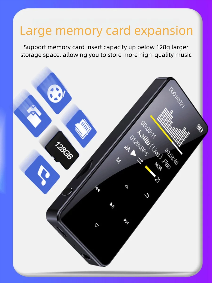 64gb MP3 Player With Bluetooth - Audio Music By 评论和价格