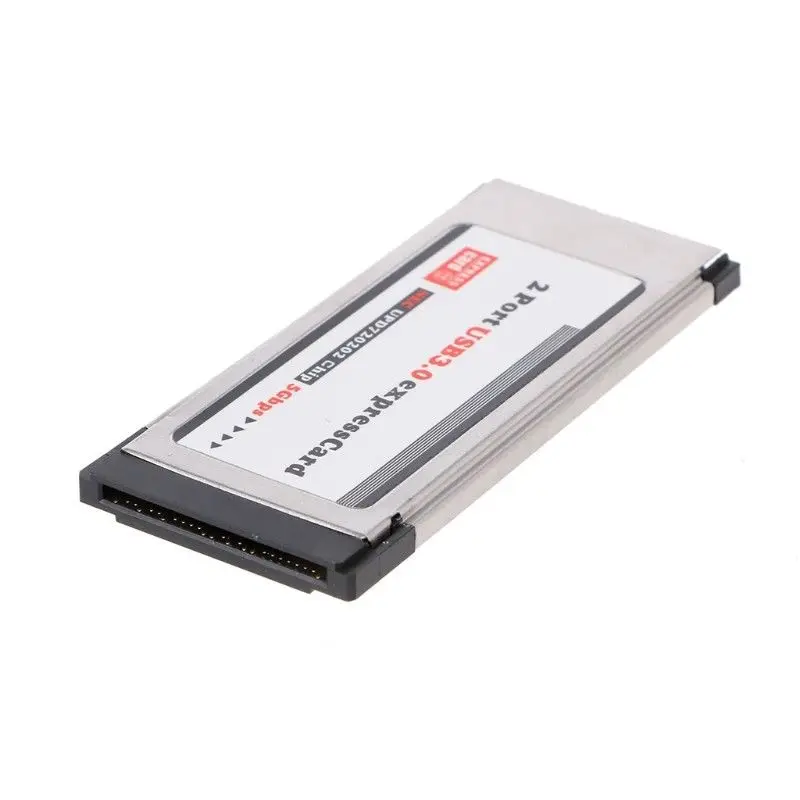 PCI-E PCI อะแดปเตอร์แปลงการ์ด Expresscard 2พอร์ต34มม. เป็น USB 3.0