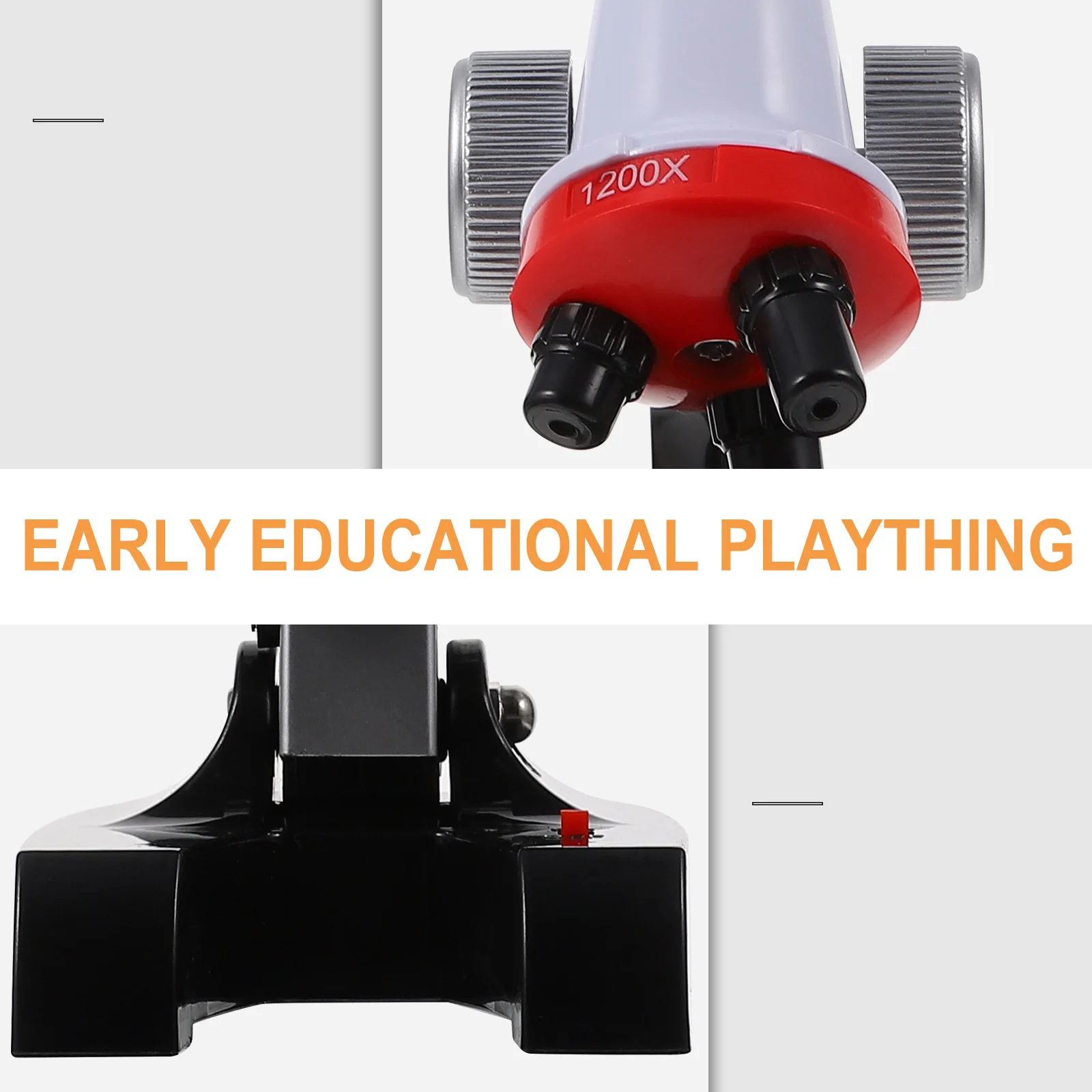 1Set Children Microscope Biological Educational Plastic Scientific Early Learning Experimental Teaching Supply Observation