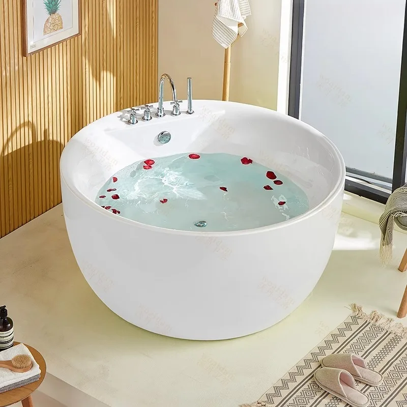 

Organizer Large Bathtub Bubble Water Faucet Spa Household Bathtub Photography Tempreture Baignoire Home Furniture Accessories