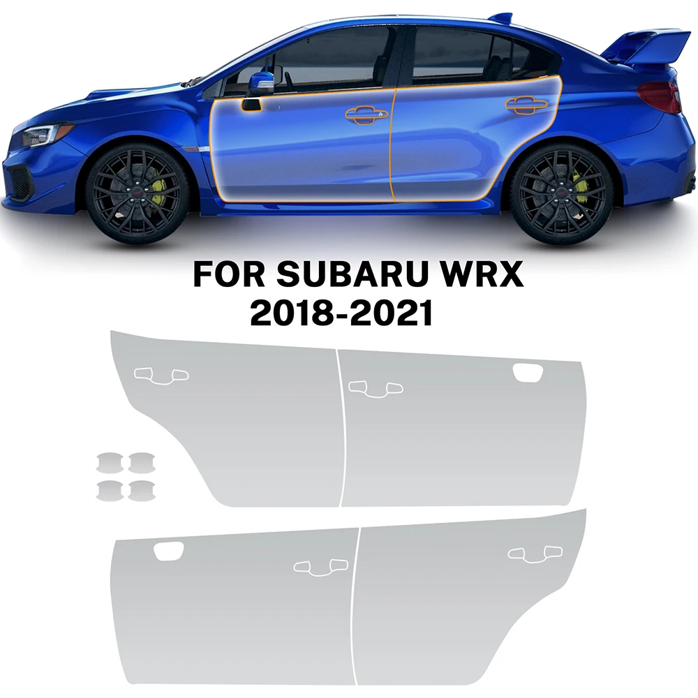 for Subaru WRX 2018-2020 2021 Anti-Scratch Film Transpare Body Film Engine Fender Rear Door PPF Paint Protection Film Tpu Film