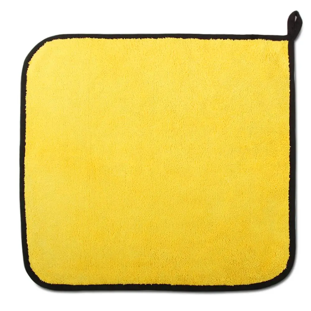 30x30CM Thick Plush Microfiber Car Cleaning Cloths for Peugeot RCZ 206 207 208 301 307 308 406 407 408 508 2008 3008 4008 5008
