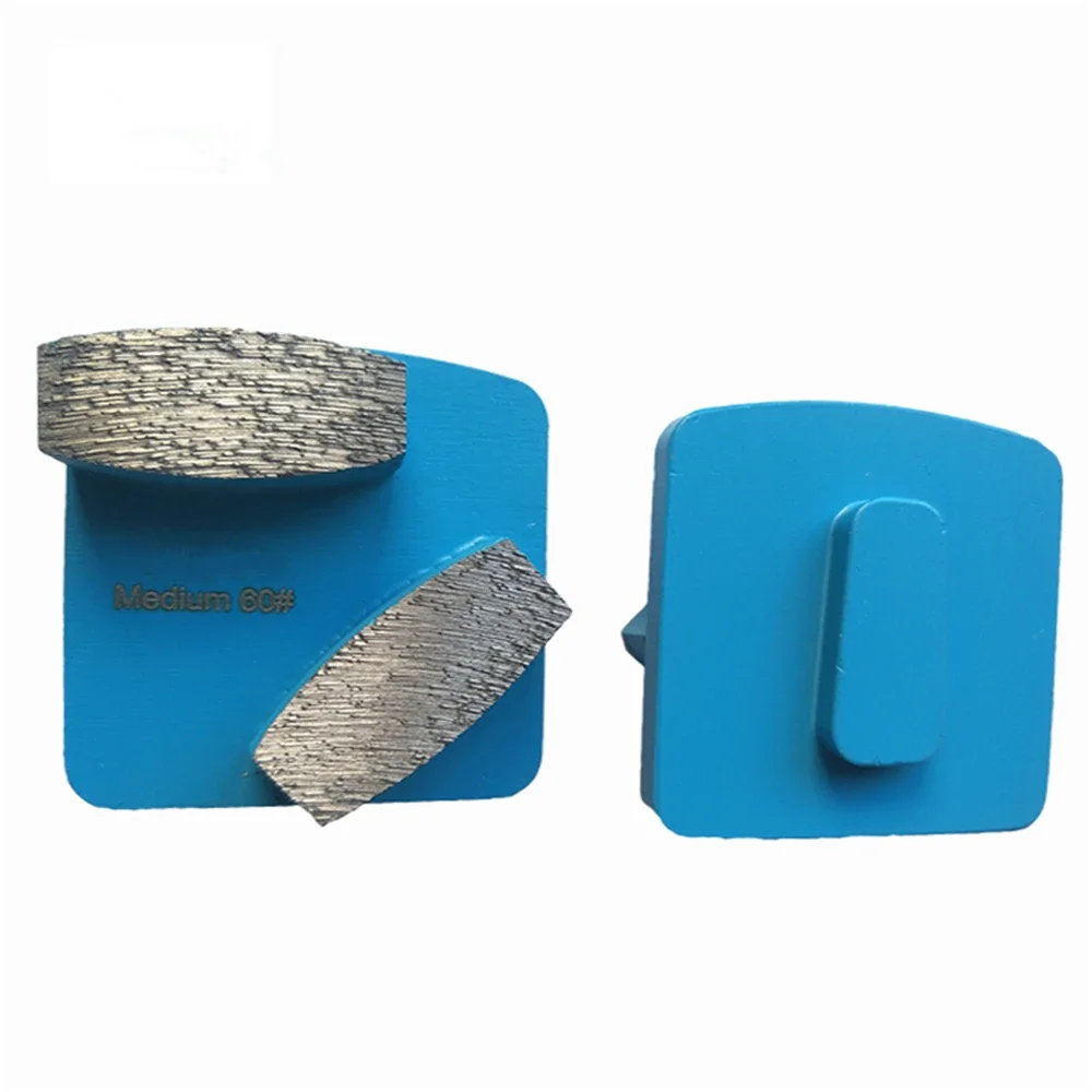 9PCS Double Segment Diamond Grinding Pads for  Redi Lock System Concrete Floor Tools